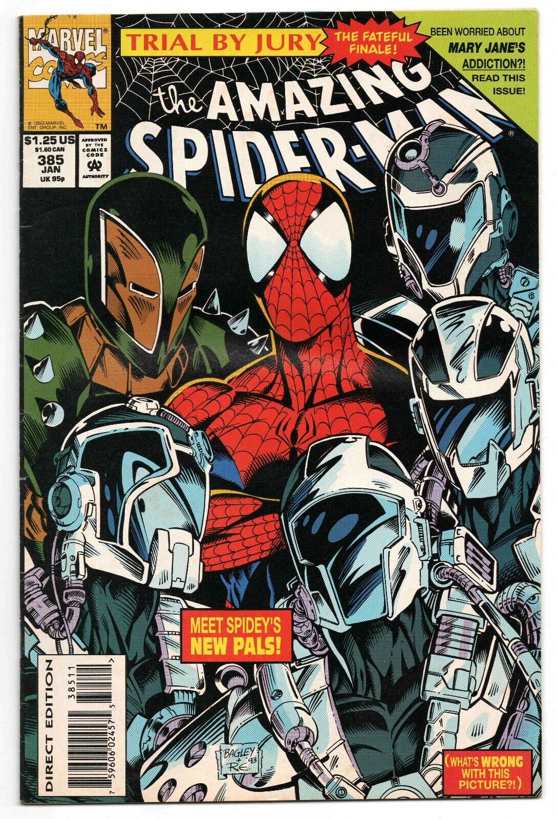 Amazing Spider-Man #385 VINTAGE 1994 Marvel Comics