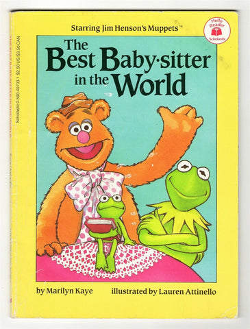 VINTAGE 1987 Muppets Best Babysitter in the World Paperback Book Kermit Fozzie