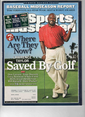 July 3 2006 Sports Illustrated Magazine Lawrence Taylor Giants