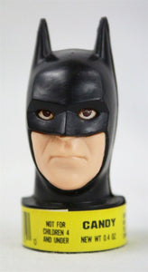 VINTAGE 1989 DC Comics Michael Keaton Batman 2.5" Figure Candy Dispenser