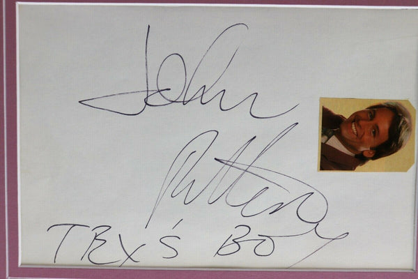 John Ritter Signed Framed 16x20 Photo Display w/ Tex's Son Inscription