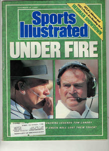 Nov 14 1988 Sports Illustrated Magazine Chuck Noll Tom Landry