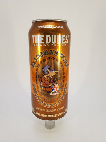 ORIGINAL Vintage The Dudes Brewing Co Grandma's Pecan Beer Tap Handle