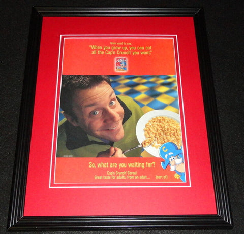 1999 Captain Crunch Cereal Framed 11x14 ORIGINAL Vintage Advertisement