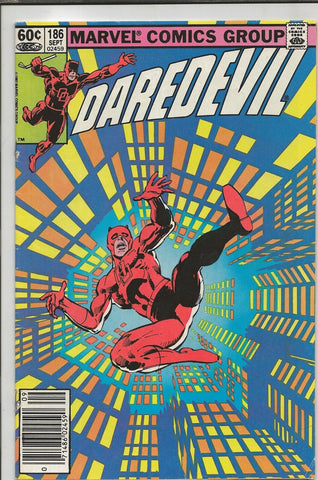 Daredevil #186 ORIGINAL Vintage 1982 Marvel Comics 