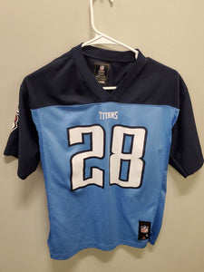 Chris Johnson Tennessee Titans #28 Jersey YOUTH LG LARGE