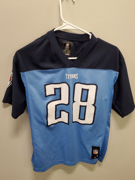 Chris Johnson Tennessee Titans #28 Jersey YOUTH LG LARGE