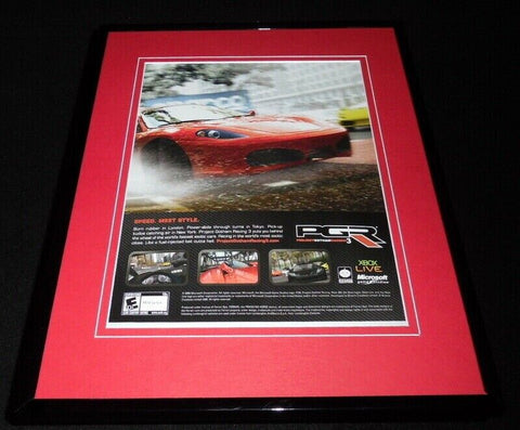 Project Gotham Racing 3 2005 XBox 11x14 Framed ORIGINAL Advertisement