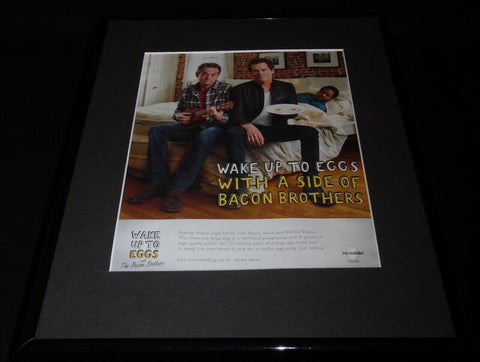 Michael & Kevin Bacon 2016 Incredible Eggs Framed 11x14 ORIGINAL Advertisement 