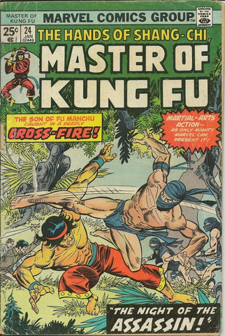 Master of Kung Fu #24 ORIGINAL Vintage 1975 Marvel Comics Shang Chi