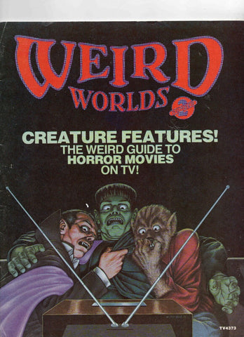 VINTAGE 1978 Scholastic Weird Worlds Magazine Creature Features Horror Guide