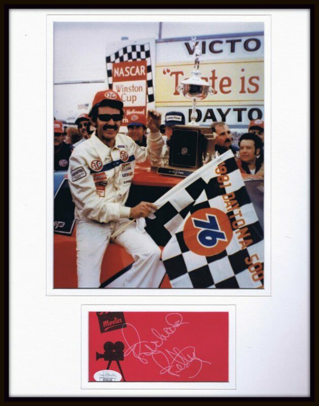 Richard Petty Signed Framed 11x14 Photo Display JSA  