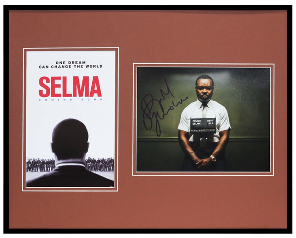 David Oyelowo Signed Framed 16x20 Photo Set Selma