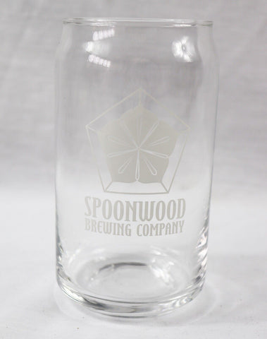 VINTAGE Spoonwood Brewing Co Beer Glass