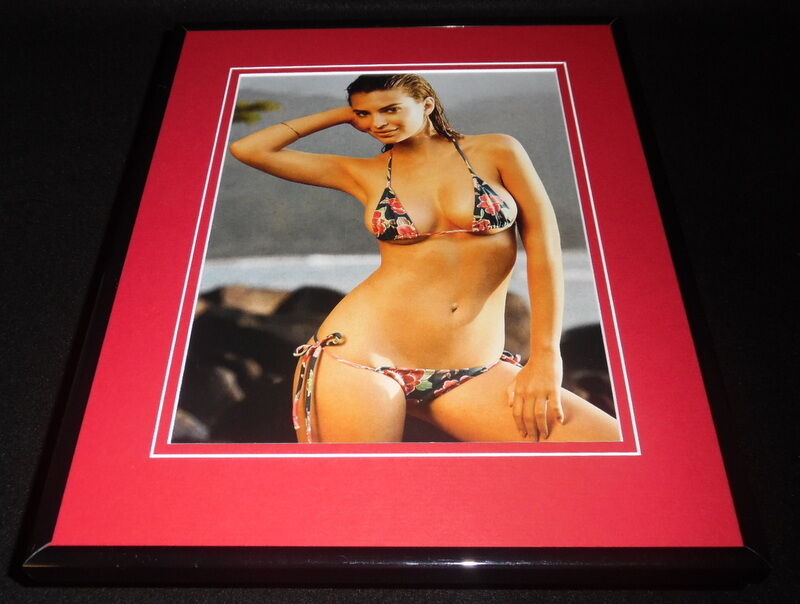 Emily Ratajkowski 2015 Bikini Framed 11x14 Photo Display 