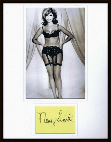 Nancy Sinatra Signed Framed 11x14 Photo Display AW  