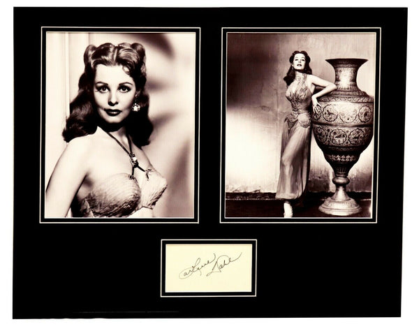 Arlene Dahl Signed Framed 16x20 Photo Set 