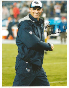 Coach Ken Whisenhunt Signed 8x10 Photo Titans