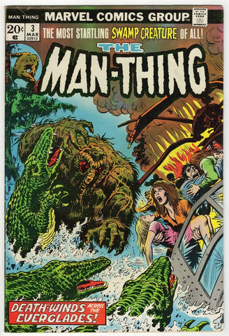 Man Thing #3 ORIGINAL Vintage 1974 Marvel Comics 1st Foolkiller