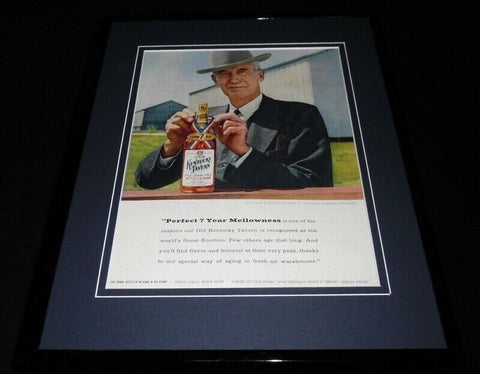 1958 Kentucky Tavern Bourbon Whiskey Framed ORIGINAL Advertisement F Thompson