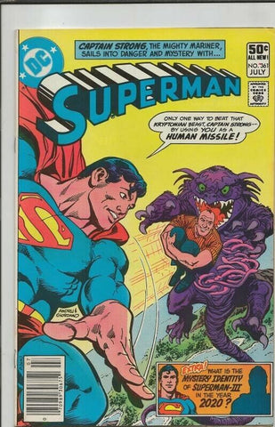 Superman #361 ORIGINAL Vintage 1981 DC Comics