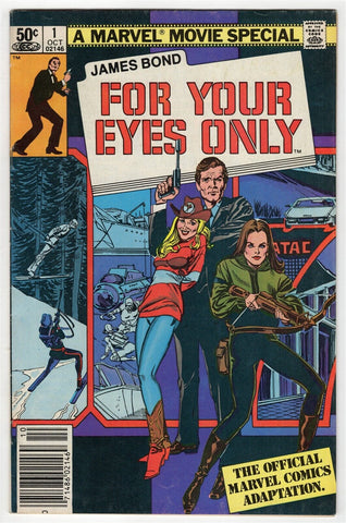 James Bond For Your Eyes Only #1 ORIGINAL Vintage 1981 Marvel Comics 