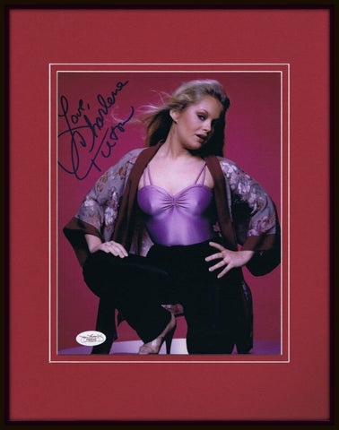 Charlene Tilton Signed Framed 11x14 Photo Display JSA Dallas