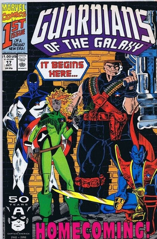 Guardians of the Galaxy #17 ORIGINAL Vintage 1991 Marvel Comics 