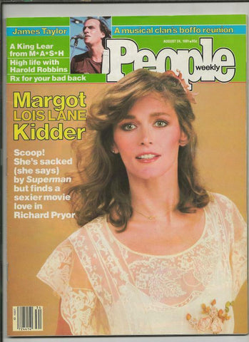 ORIGINAL Vintage August 24 1981 People Magazine Margot Kidder Superman