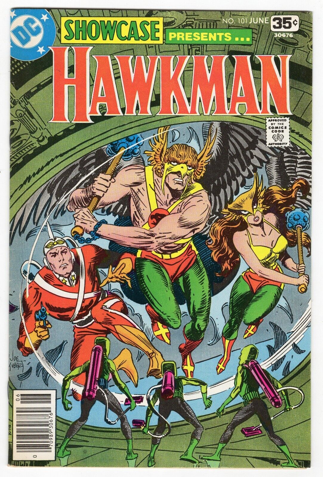 Showcase #101 VINTAGE 1978 DC Comics Hawkman Joe Kubert