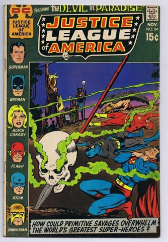 Justice League of America #84 ORIGINAL Vintage 1970 DC Comics 