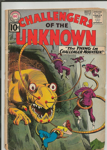 Challengers of the Unknown #22 ORIGINAL Vintage 1961 DC Comics