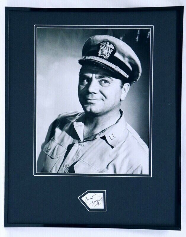 Ernest Borgnine Signed Framed 16x20 Photo Display McHale's Navy