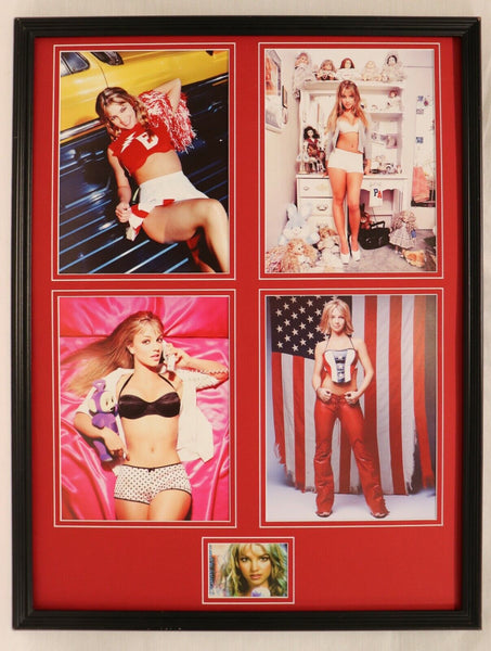 Britney Spears Signed Framed 18x24 Photo Set JSA C