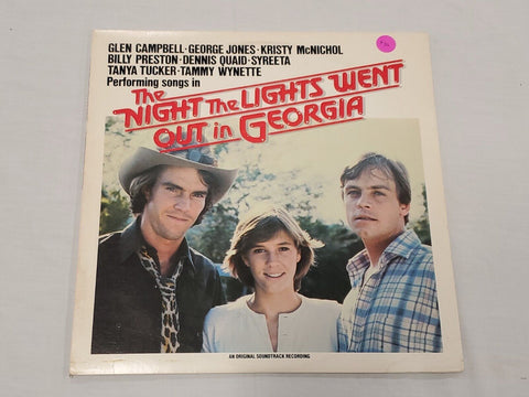 VINTAGE Night the Lights Went Out in Georgia Vinyl LP Record Album Soundtrack