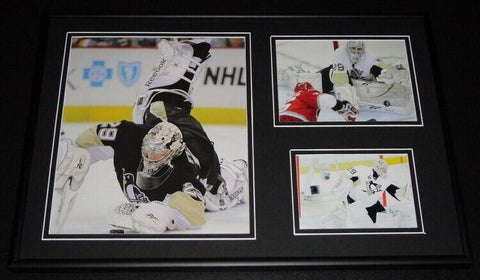 Marc Andre Fleury Framed 12x18 Photo Set Pittsburgh Penguins 