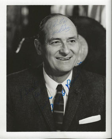 Albert Rosellini Signed 4x5 Photo Washington Governor