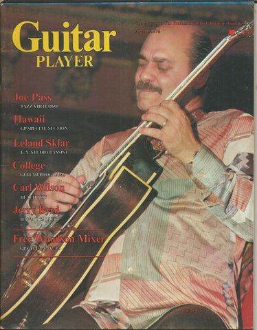 Guitar Player Magazine ORIGINAL Vintage April 1976 Joe Pass