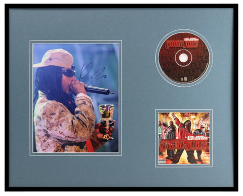 Lil Jon Signed Framed 16x20 Photo + Crunk Juice CD Display AW 