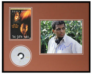 M Night Shyamalan Signed Framed 16x20 Sixth Sense DVD & Photo Display AW