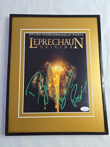 Hornswoggle Dylan Postl Signed Framed 11x14 Leprechaun Poster Display JSA