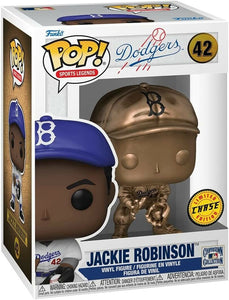 NEW SEALED 2022 Funko Pop Figure Dodgers Jackie Robinson Bronze Chase Variant