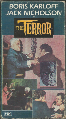 VINTAGE The Terror (1963) VHS Cassette Boris Karloff Jack Nicholson