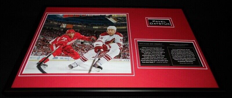 Pavel Datsyuk Framed 12x18 Photo Display Red Wings