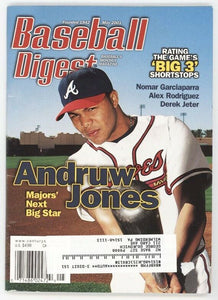 VINTAGE May 2001 Baseball Digest Magazine Andruw Jones Braves