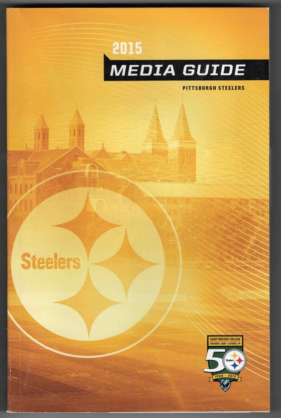 2015 Pittsburgh Steelers Media Guide Ben Roethlisberger Antonio Brown