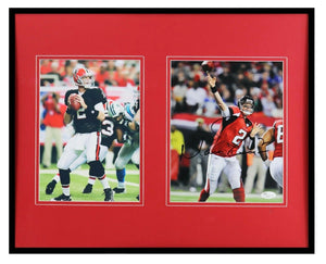 Matt Ryan Signed Framed 16x20 Photo Set JSA Falcons Boston College Matty Ice