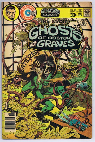  Many Ghosts of Doctor Graves #59 ORIGINAL Vintage 1976 Charlton Comics 