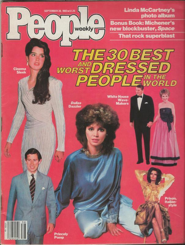 People Weekly Magazine September 20 1982 Nancy & Ronald Reagan Prince Charles