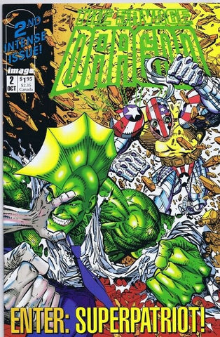 Savage Dragon #2 ORIGINAL Vintage 1993 Image Comics 2nd Super Patriot